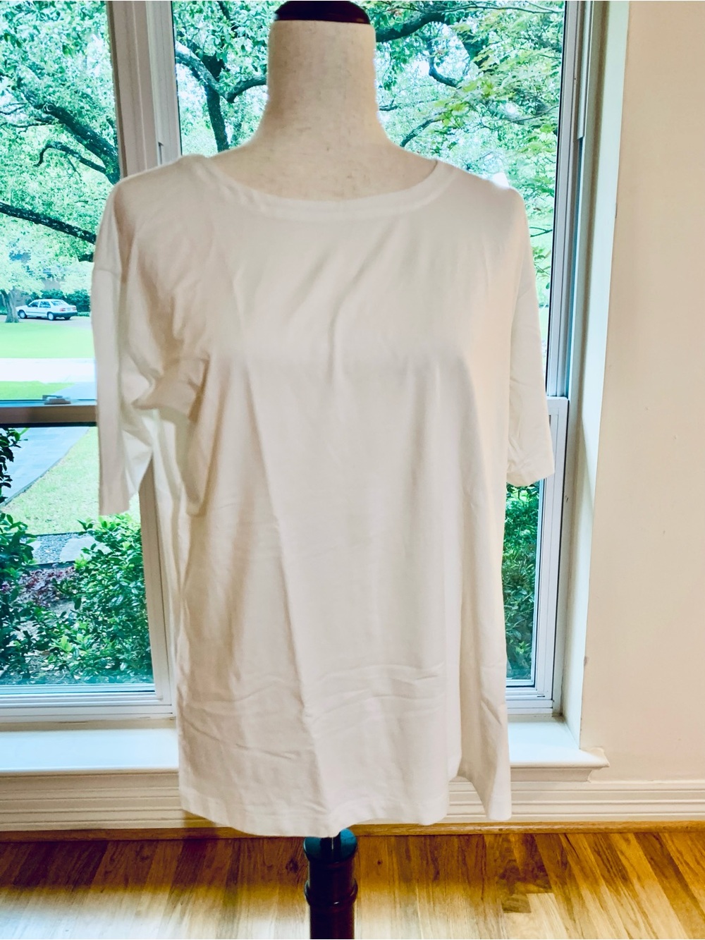 J. Jill Women's White Classic Short-Sleeve Top, Small